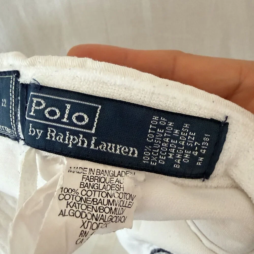 Polo Ralph Lauren Boys USA Olympic Team London 2012 White Cotton Cap Hat Sz 4-7
